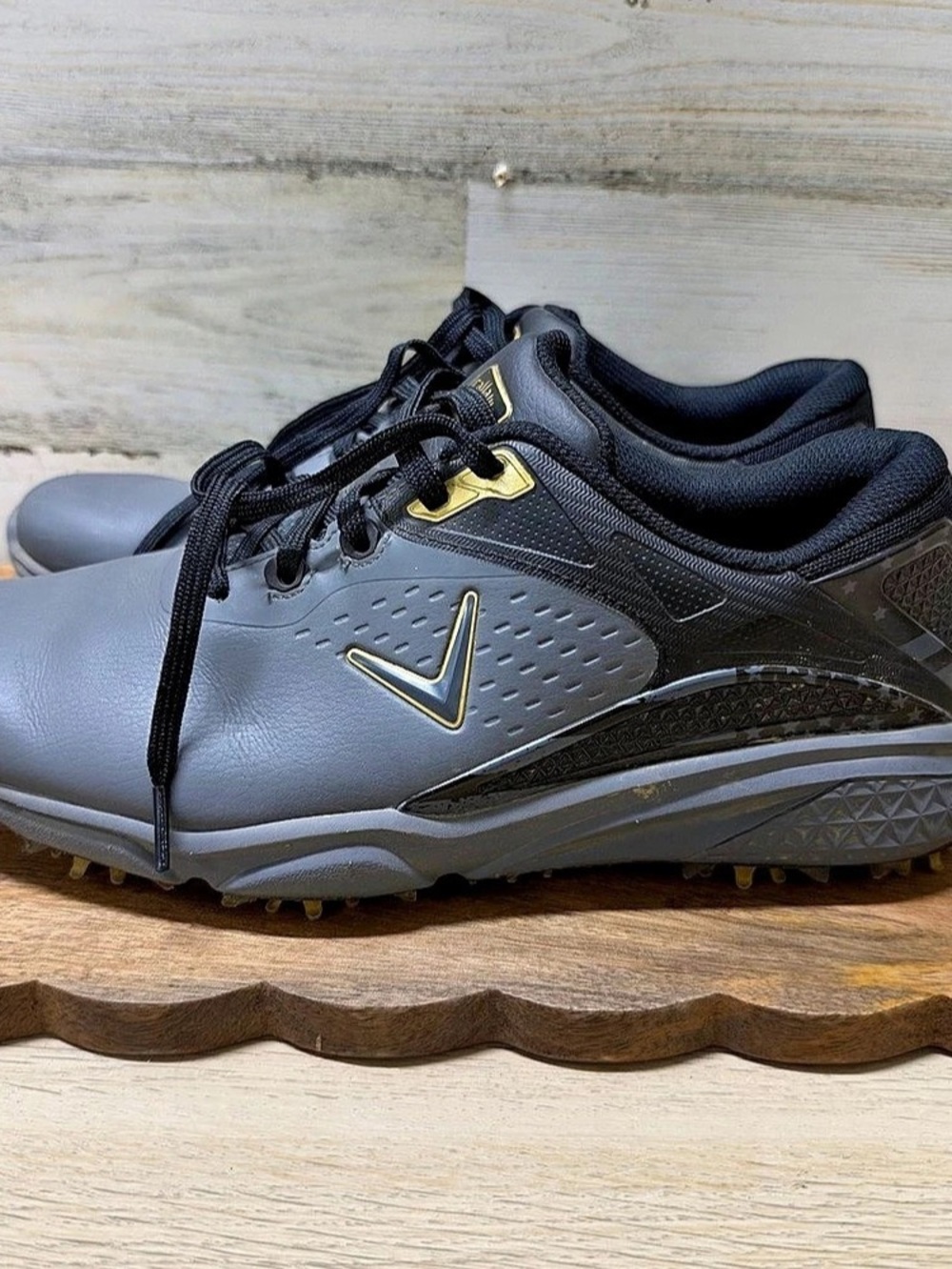 Callaway Coronado V3 Golf Shoes Gray & Black US 9.5